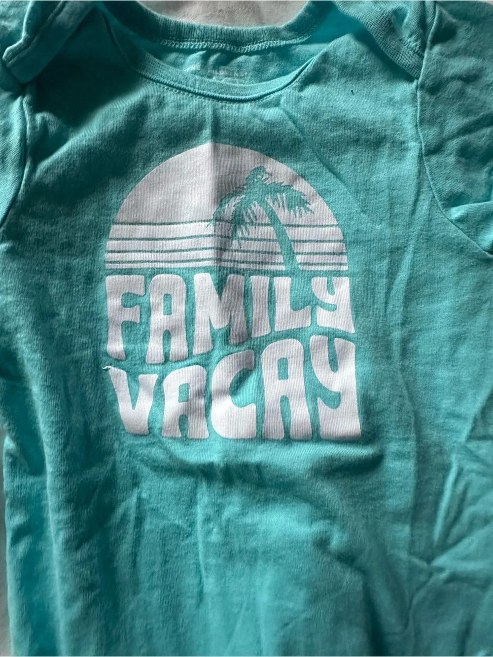 The Childrens Place "Family Vacay" Onesie & Pink Shorts & plus cute vaca outfit - Picture 2 of 7